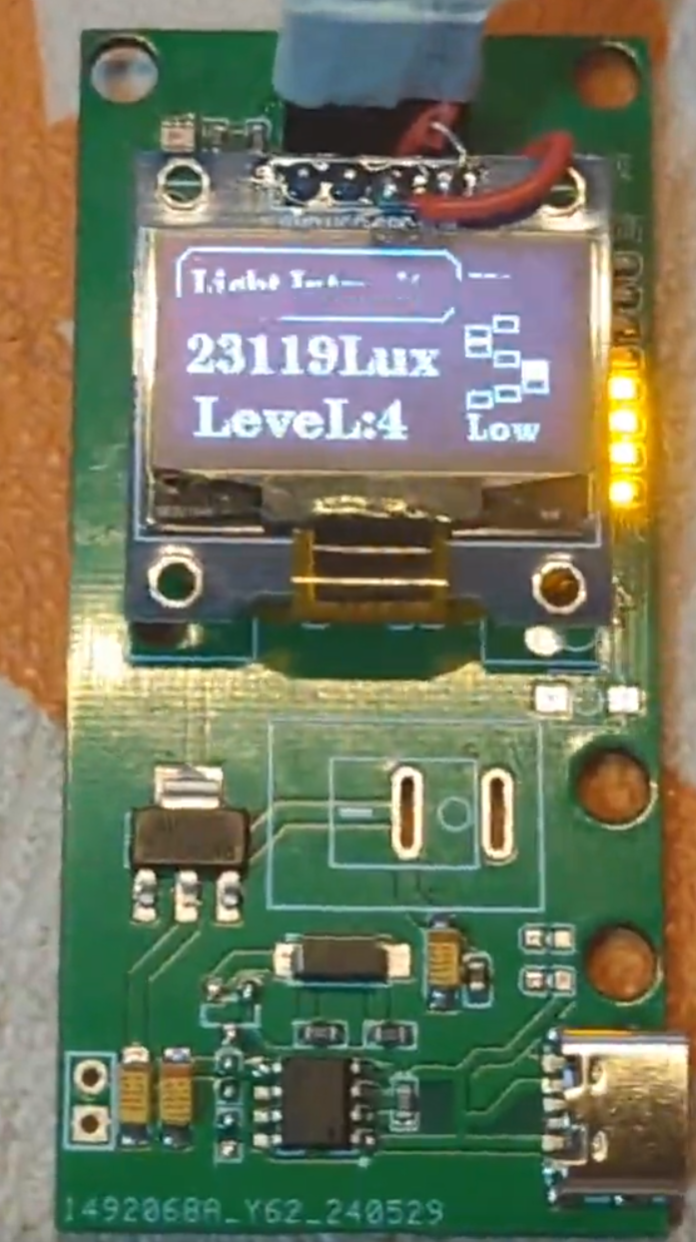 基于STM32的光强测量仪